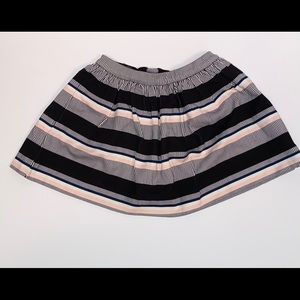 Kate Spade Black & White Striped Skirt Size 4y